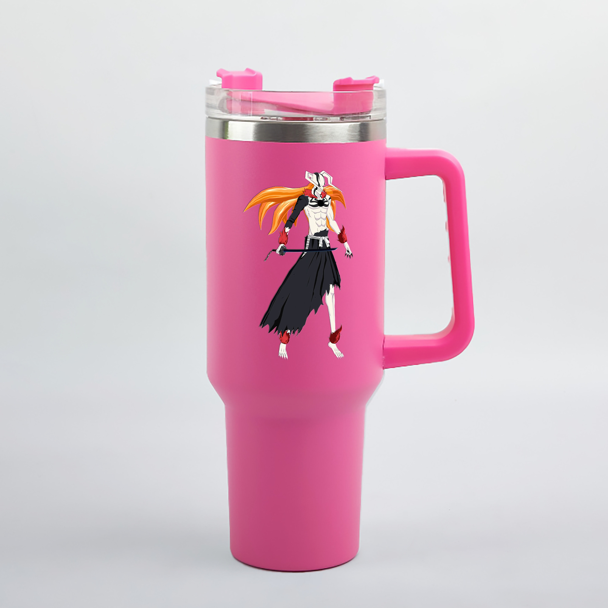 （画像用） ブリーチ 黒崎一護（くろさき いちご）BLEACH Kurosaki Ichigo 1200mL車用タンブラー（カラープリント）